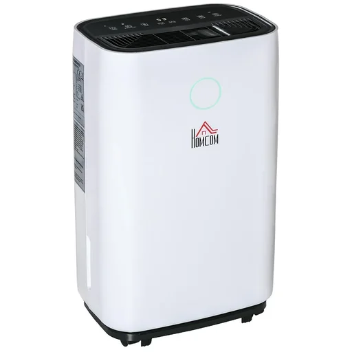 "Luftentfeuchter 16-20 20 L / 24 h 4000 ml mit Rädern ABS weiß 33,5 x 23 x 57 cm image"