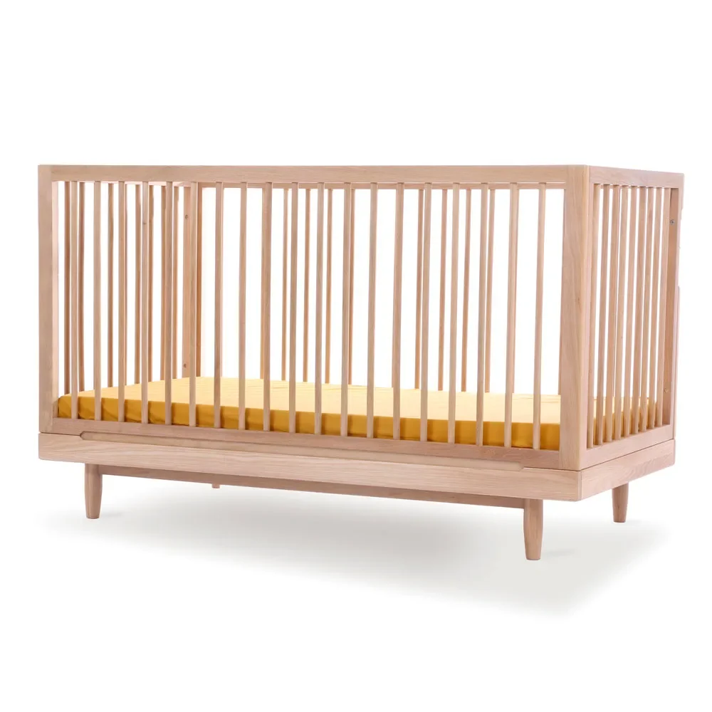 "Nobodinoz Babybett "Pure" Eiche 70 x 140 image"