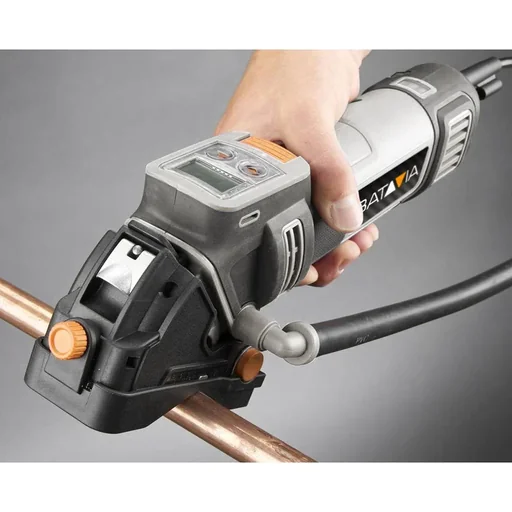 "PRÄZISIONS-TAUCHSÄGE MIT DISPLAY MIT DIGITALER DREHZAHLREGELUNG 500W - Ø 50 MM - IN NYLONTASCHE image"