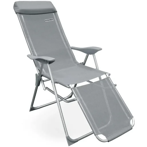 "Gartenstuhl mit hoher Rückenlehne anthrazitfarbenes Aluminium 2er-Set image"