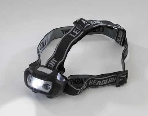 "Cree LED Kopflampe 3 Watt mit 2 zusätzlichen roten LEDs image"