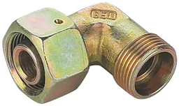 Einstellbare Winkelverschraubung,15 L, für Hydraulikrohre Außendurchmesser 15 mm