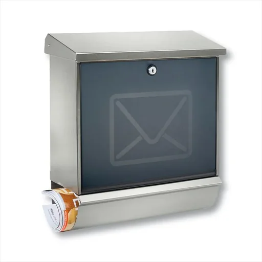 "RVS Briefkasten Lucca-Set Letter image"