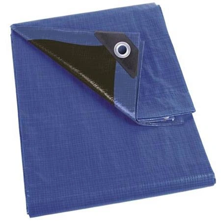 Plane - Blau/Schwarz - 5x5m