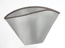 Kaffeedauerfilter, Edelstahlgewebe, faltbar, Größe 4