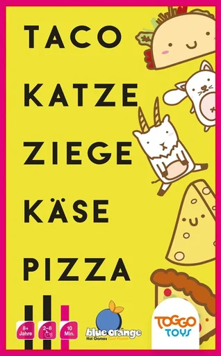 "Gesellschaftsspiel Taco Katze Ziege Käse Pizza image"