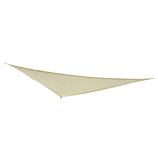 "Sonnensegel (Cream 4x4x4m) Dreieck Polyester - wasserabweisend image"