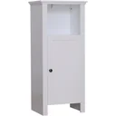 Badschrank Badmöbel Badezimmerschrnak Wandschrank 3 x Fach Holz Weiß 40 x 30 x 90 cm