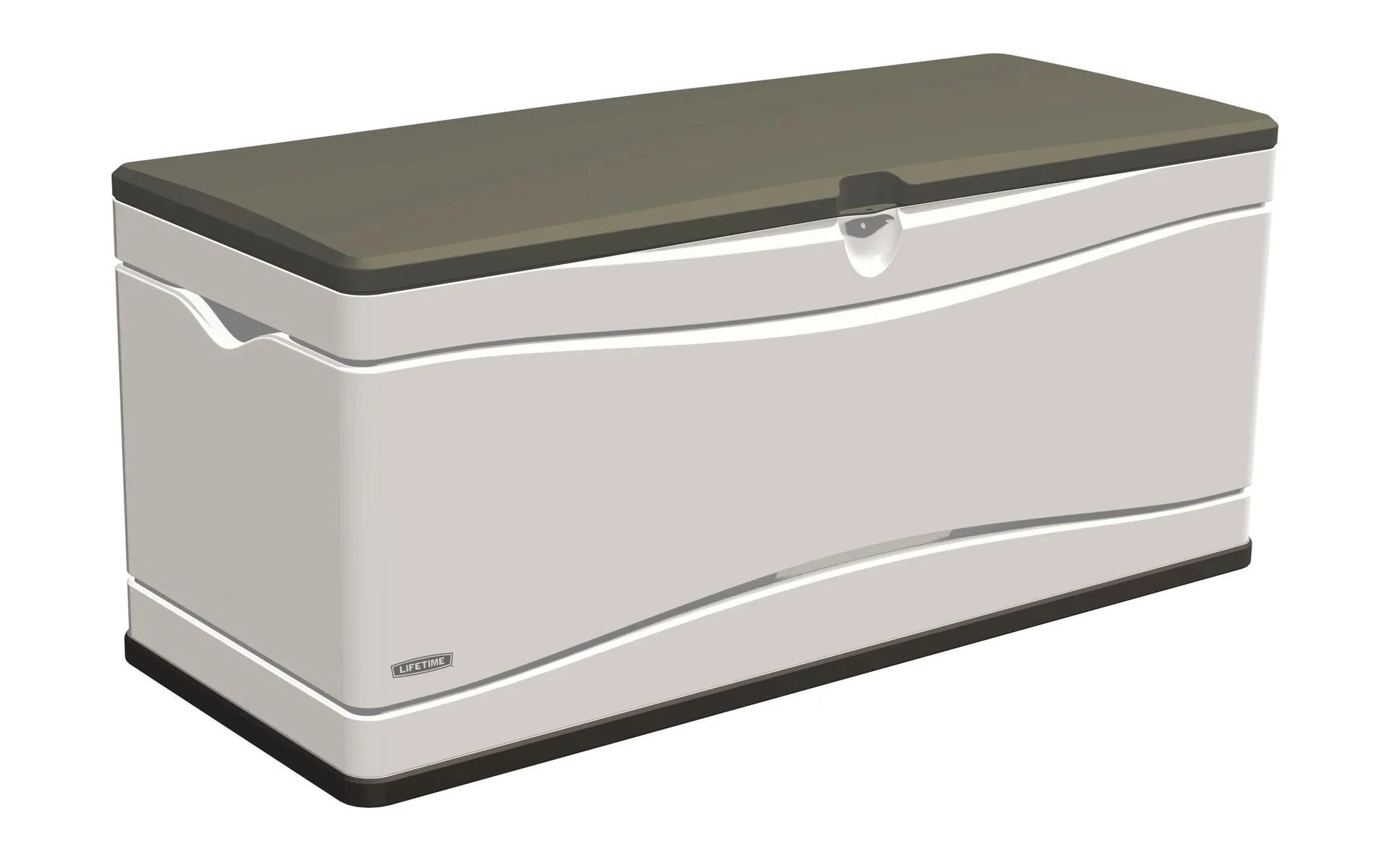 "Lifetime Kissenbox 495 L Lichtgrau 152.5×61×67 cm – wetterfeste Auflagenbox aus HDPE image"