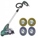 Unkrautbürste 400 Watt mit 2 Kunststoff- & 2 Metallbürsten