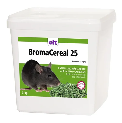 "Rattenköder BromaCereal 25, 3 kg Bromadiolon image"