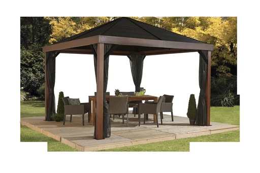"Pavillon Valencia 12 x 12 Holz-Edition image"