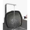 Bratpfanne - mit Deckel - Marmorbeschichtung - 28 cm - Schwarz