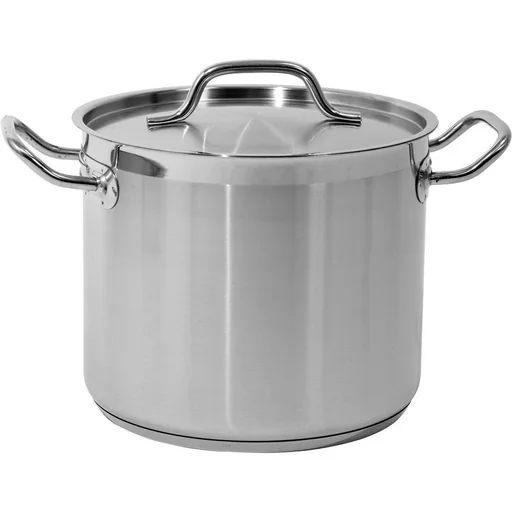"NL Suppentopf aus Edelstahl - Ø24 x 20 cm - 9L - Für alle Herdarten image"