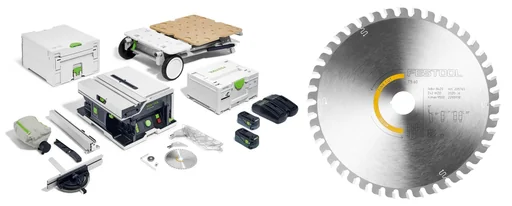 "Systainer Akku-Tischkreissäge komplett Set, inklusive Sägeblatt image"