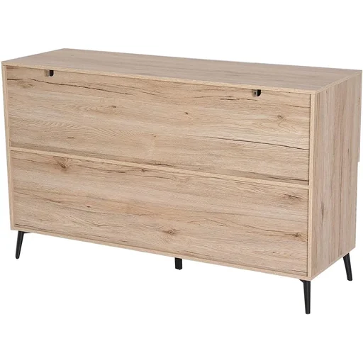 "Kommode Sideboard Aufbewahrungsschrank 8 Fächer Eiche image"