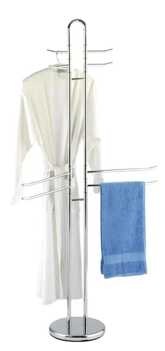 "Garderobenständer, Kleiderständer "Palermo" mit 8 Armen, Silberfarben image"