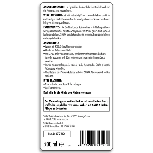 "Metallic Hochglanz 500 ml image"