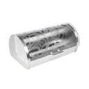 Brotkasten "Ranke" - Edelstahl mit Schiebedeckel 36 x 22 x 16,5 cm hoch