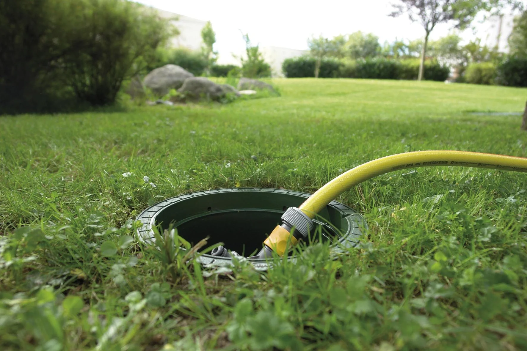 Wassersteckdose "Perfecta" - für den Schlauchanschluss