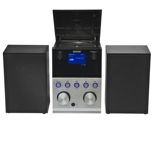 "DAB+ und UKW Micro-Stereoanlage mit Bluetooth, USB Ladebüchse und USB MP3 Wiedergabe image"