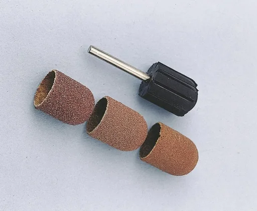 "Schleifkappen mit Träger 13 mm, 3 x 2 Schleifkappen in drei Körnungen image"