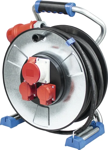 "CEE-Kabeltrommel IronCoat Xperts 320mmØ 25m H07RN-F 5G2,5, 400V/16A, IP44 image"