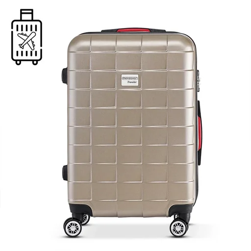 "Exopack Hartschalenkoffer Champagner 65x41x27cm image"