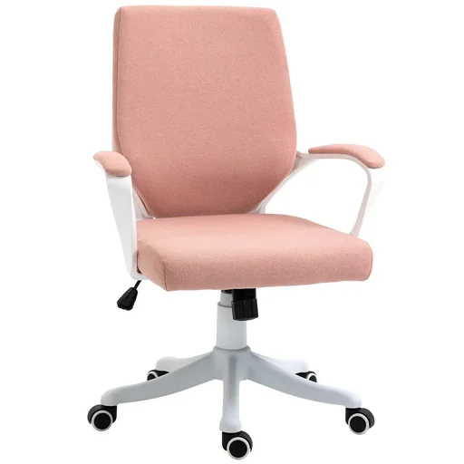 "Bürostuhl Schreibtischstuhl Home-Office-Stuhl mit Wippenfunktion Rückenlehne höhenverstellbarer dick gepolstert ergonomi image"