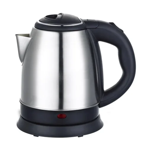 "Wasserkocher „TKG JK 1029 N“, 1,2 Liter, 1800 Watt, Edelstahl, Kabellos, Silberfarben/ Schwarz image"