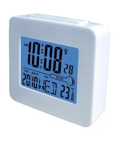 "Digitaler Funkwecker REC-34 weiß image"