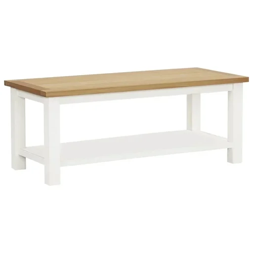 "Couchtisch 110x55x40 cm Eiche massiv image"