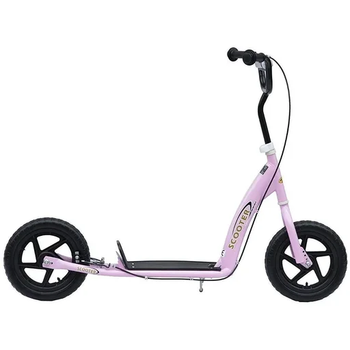 "Tretroller Scooter 12 Zoll Cityroller Kinder Roller Bike rosa image"
