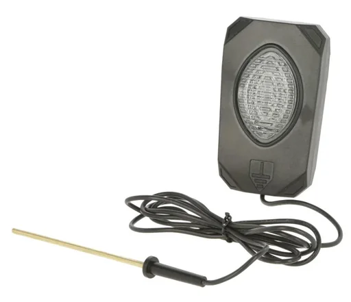 Pulse Flash, schwarz, mit grüner LED