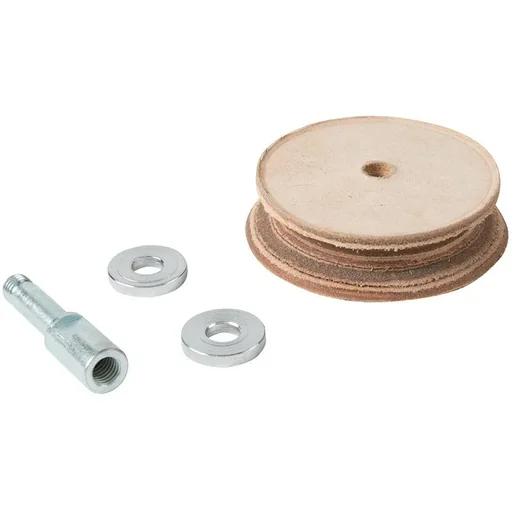 "120 W Nass-Tischschleifmaschine TWSLHW Lederpolierscheibe image"