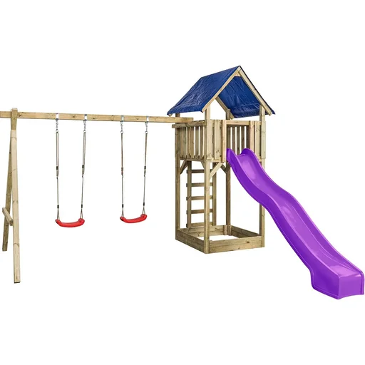 "Spielgerät Jonas mit Rutsche violet image"