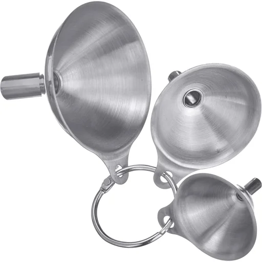 "Trichter-Set Mini, 3-teilig, Edelstahl - Ø 4,5 cm/ 5,5 cm/ 7,5 cm image"