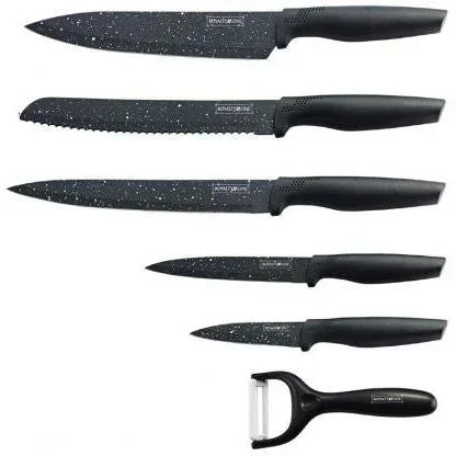 "RL-MB5 - 5-teiliges Messerset - Antihaftbeschichtung - Schwarz image"