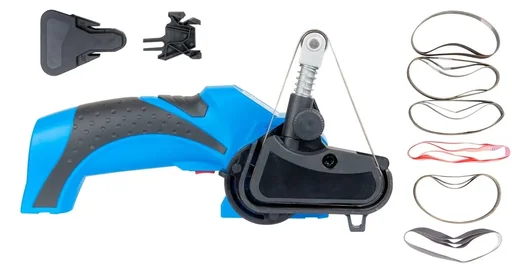 "Akku Schleif- und Schärfgerät 7,2 Volt + 5-teiliges Schleifband-Set GRATIS dazu image"
