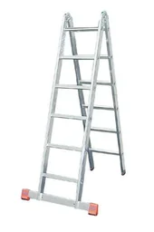 Gelenk Doppelleiter Alu 2 X 6 Sprossenleiter
