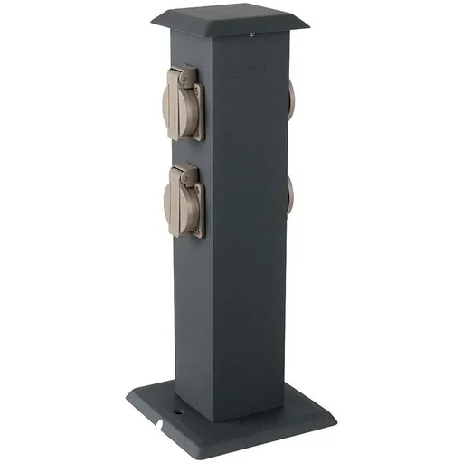 "VT-1155-4 Gartenmast mit 4 Steckdosen - IP44 image"