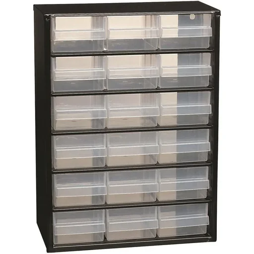 "Raaco Schublade DIY Stahl mit 18 Schubladen image"