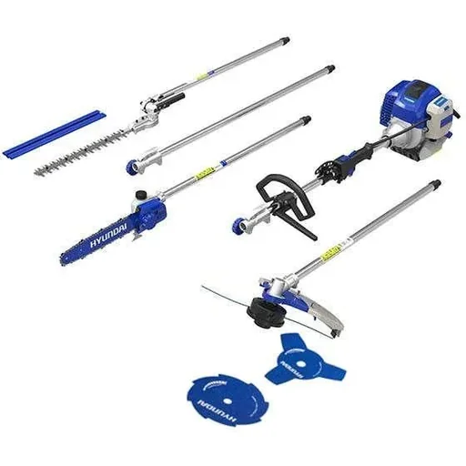 "4-IN-1 Bürstenschneidemaschine, Heckenschere Kettensäge mit Benzinmotor image"
