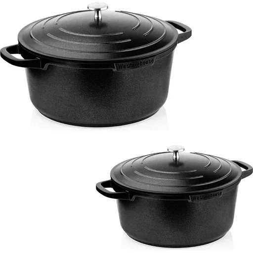 "Performance Series Töpfe und Pfannen - Bratpfanne 28 cm + Bratpfanne 24 cm - Schwarz image"