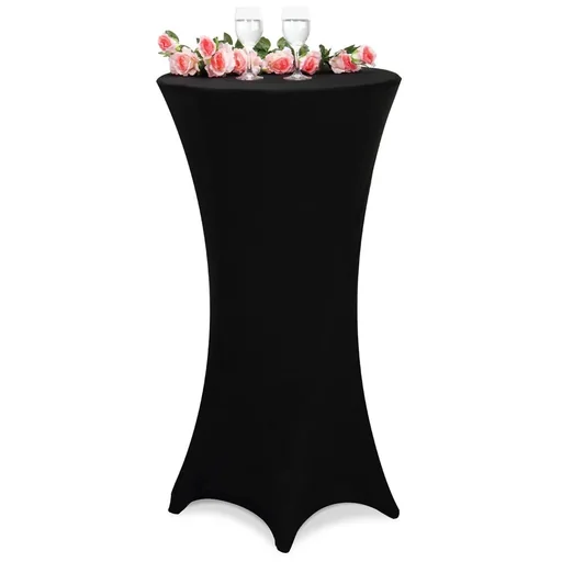 "Tischabdeckung schwarz Ø70cm image"