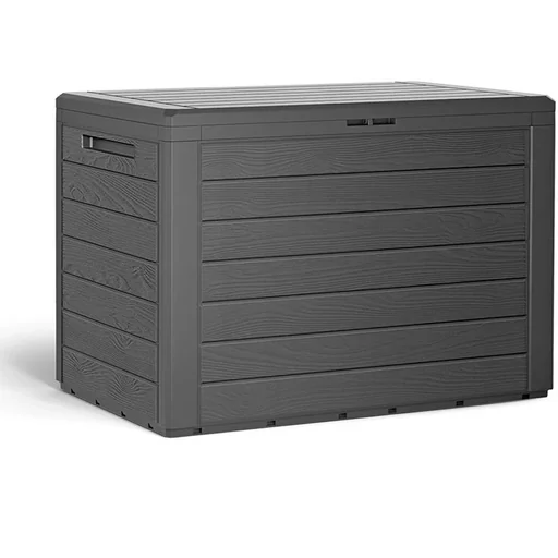 "Aufbewahrungsbox - Anthrazit - 190L - 78 x43,8 x 55 cm - für den Außeneinsatz image"