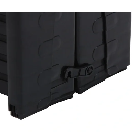 "Hunderampe Hundetreppe Klappbar 152x43cm Schwarz Kunststoff image"