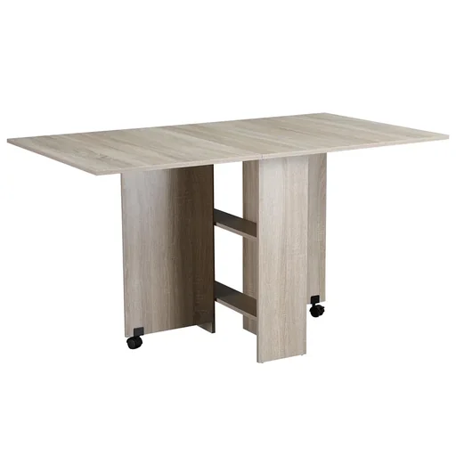 "Esstisch Klapptisch Schreibtisch Beistelltisch Tisch Ablagefläche Holz Natur 80 x 140 x 74 cm image"