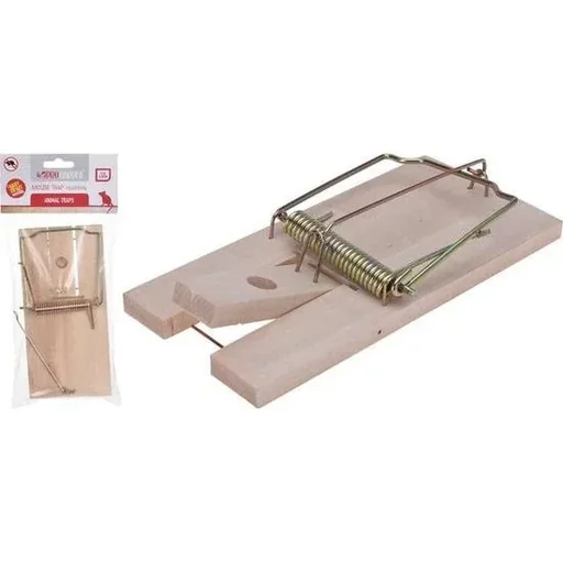 "Pro Garden Mausefalle/Rattenfalle aus Holz - 2 Stück - Schädlingsbekämpfung image"