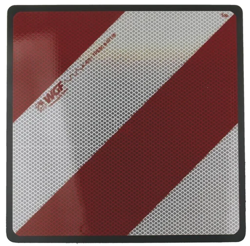 "Warntafel links, 300 x 300 x 5 mm image"